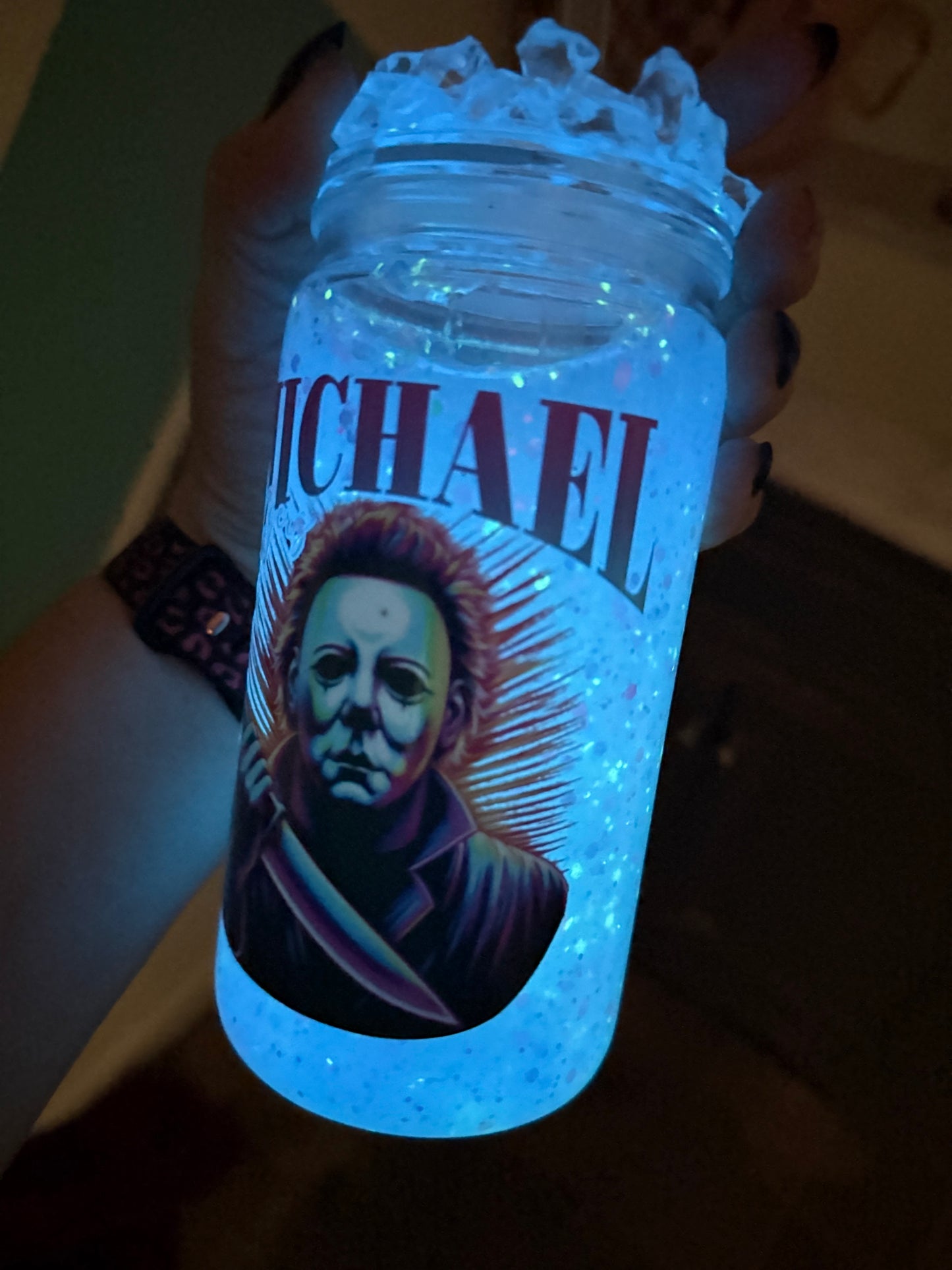 16oz Acrylic Glow In The Dark Cup* Halloween