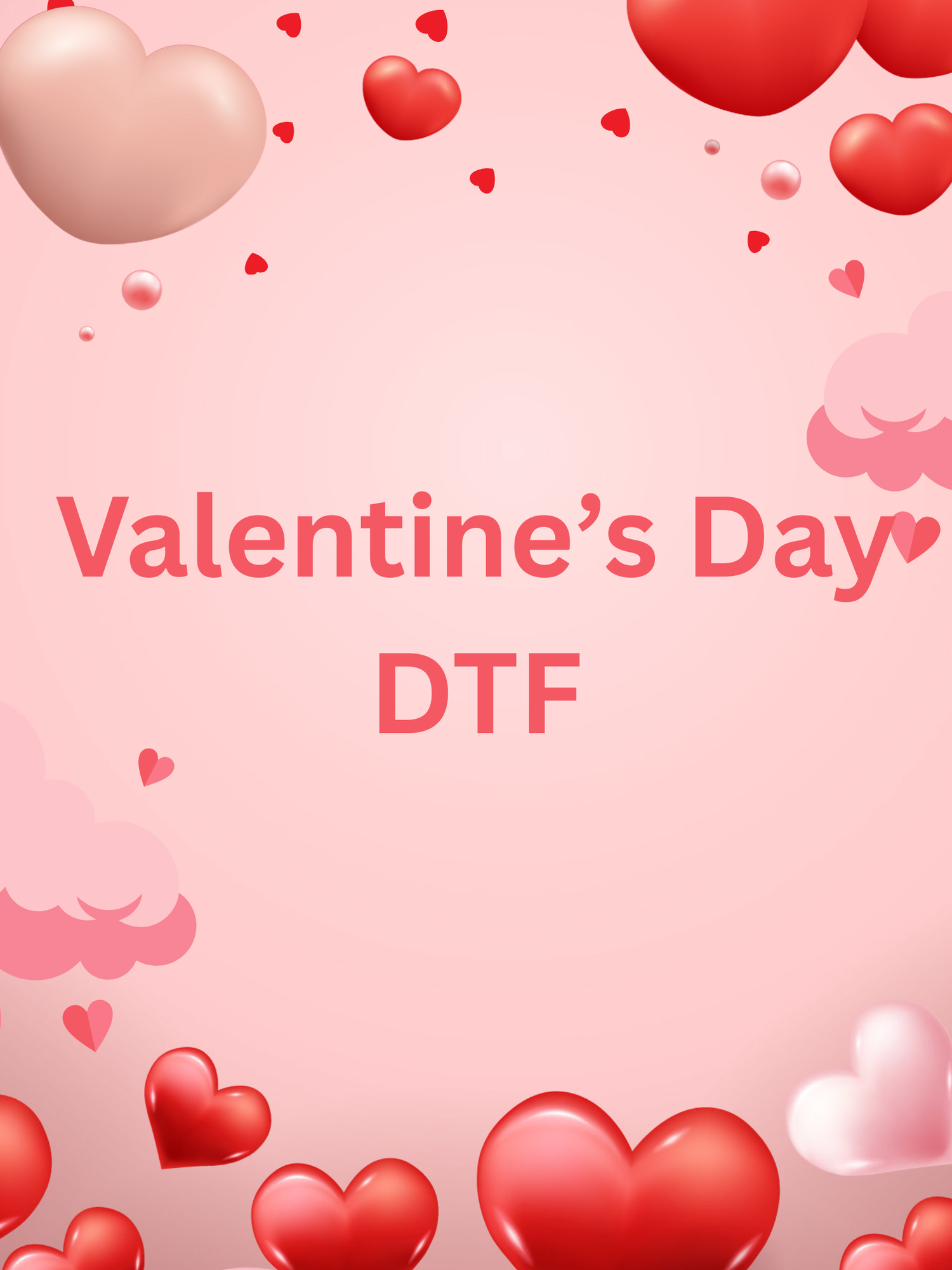 Valentine's Day DTF Designs
