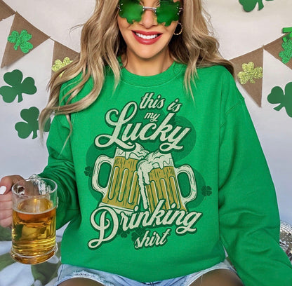 This is my lucky drinking shirt